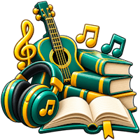 Música, Livros e Filmes